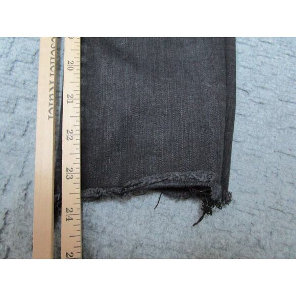 Abercrombie & Fitch Jeans Womens 2/26 Black Skinny Ankle High Rise Denim Capsule - Picture 8 of 11